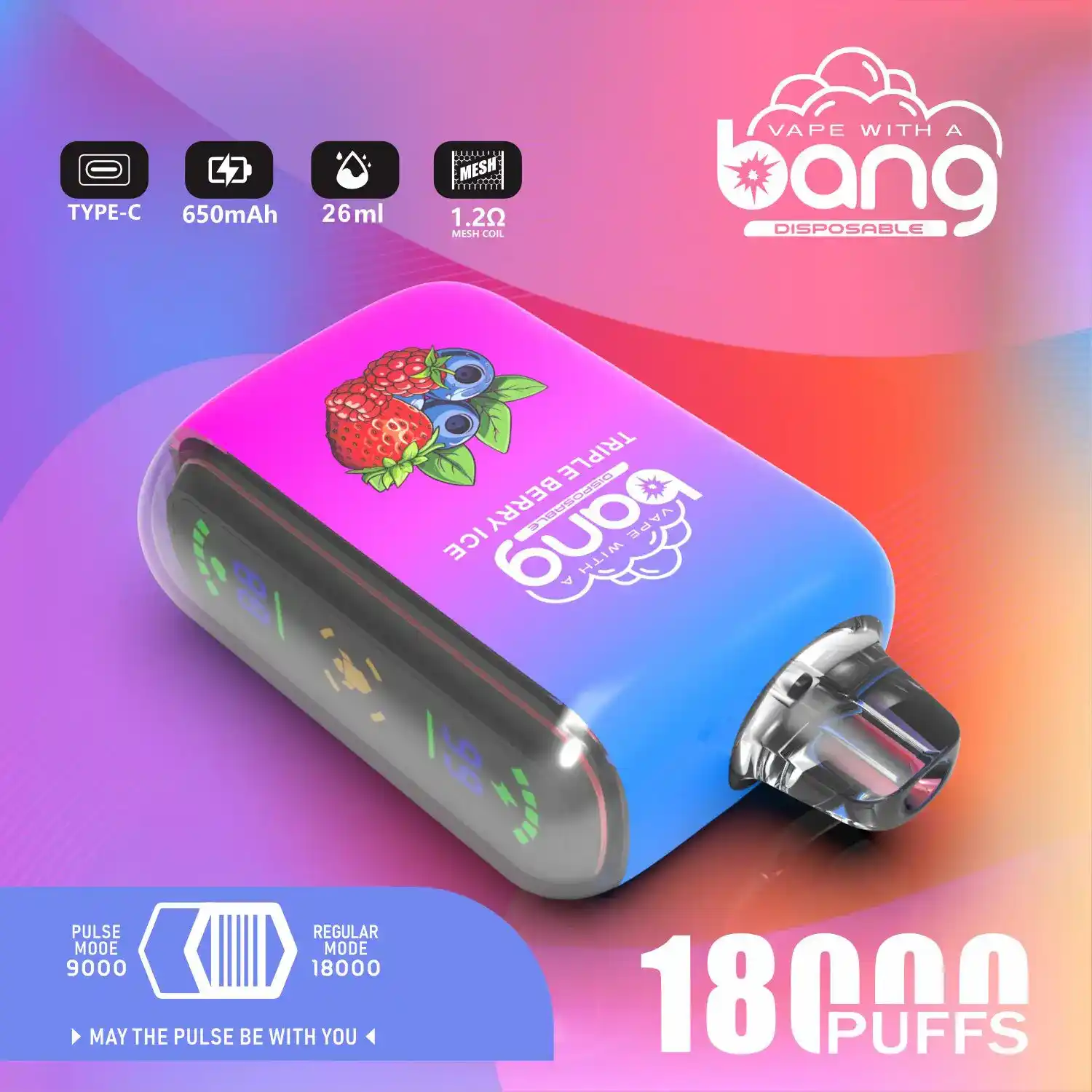 Bang Rocket 18000 Puffs Disposable Vape