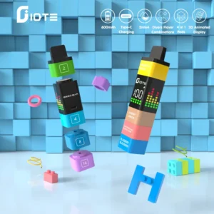 IQTE 2400 Puffs Disposable Vape 2ml Prefilled, Available in 0%, 2%, 3%, and 5% Nicotine